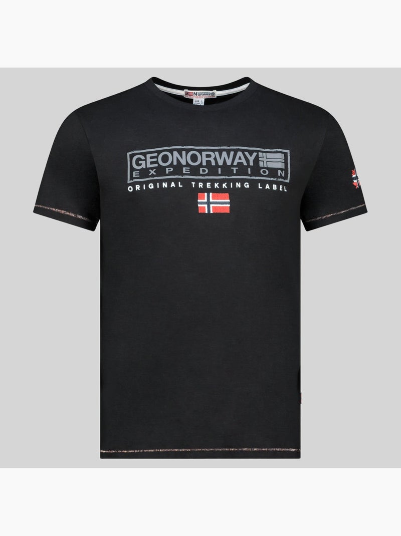Camiseta jasic – geographical norway Negro - Kiabi