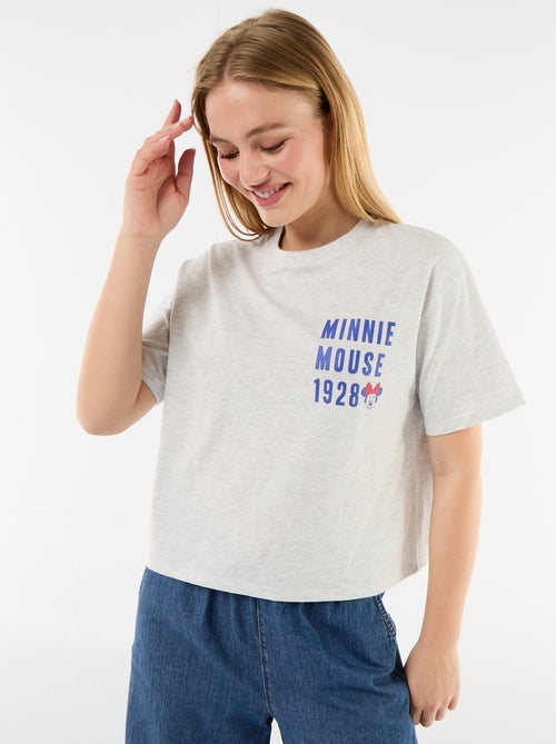 Camiseta jaspeada 'Minnie' - Kiabi