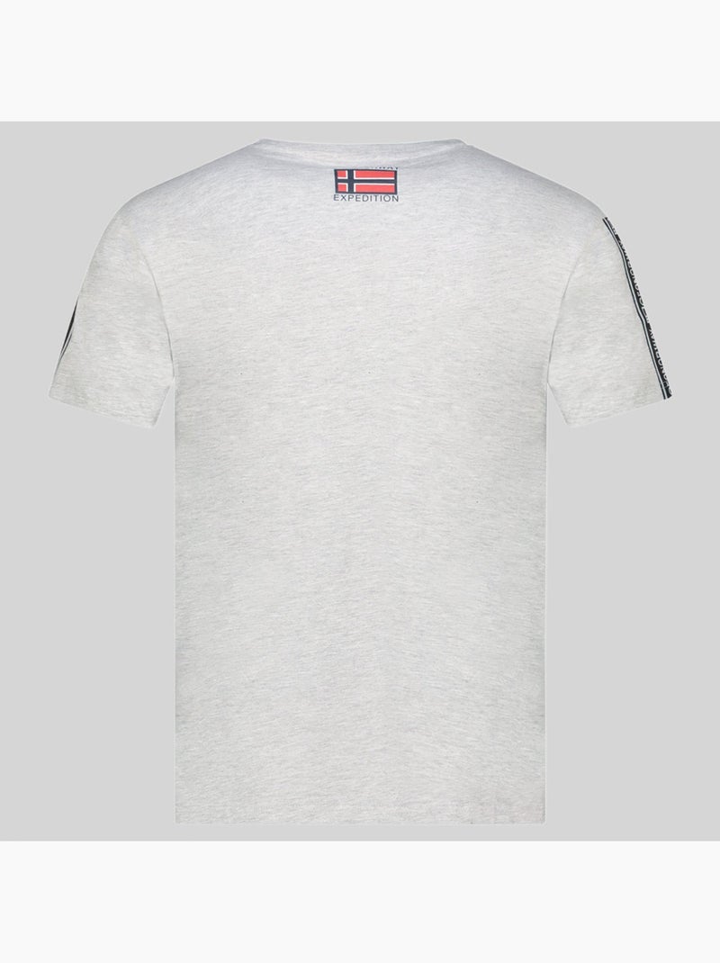 Camiseta javenger – geographical norway Gris claro - Kiabi