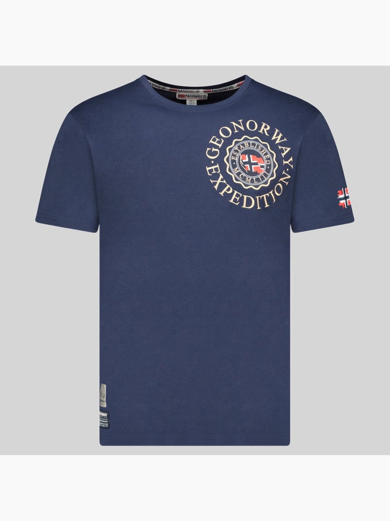Camiseta jeganto – geographical norway Azul marino - Kiabi