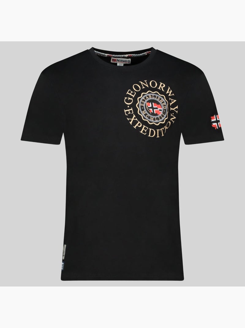 Camiseta jeganto – geographical norway Negro - Kiabi