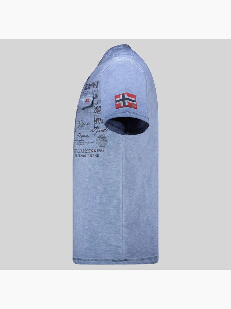 Camiseta jeony – geographical norway Azul - Kiabi