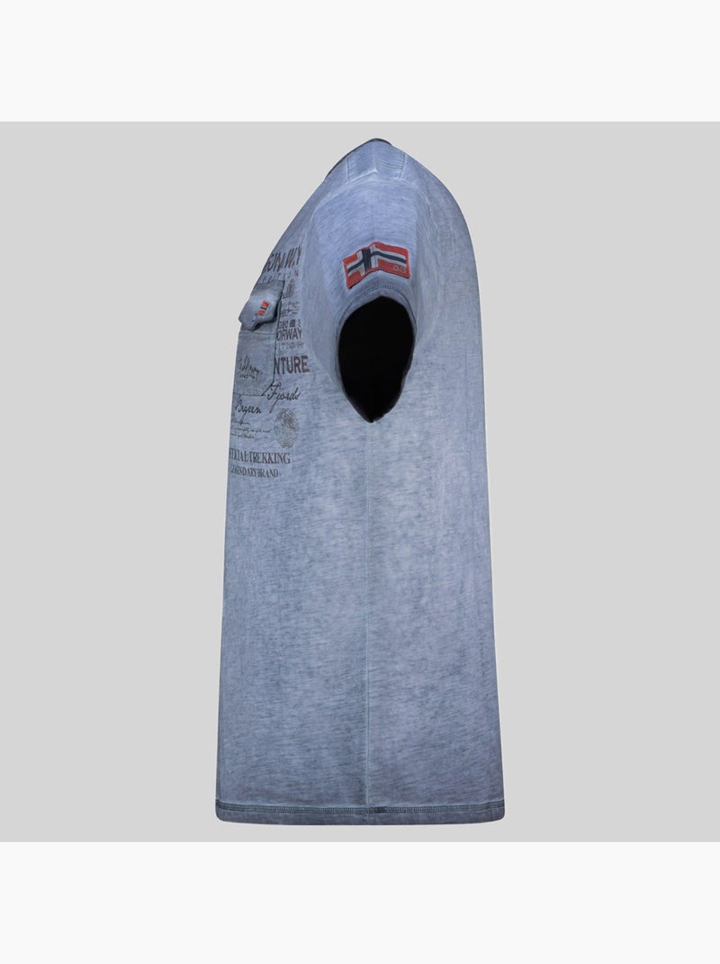 Camiseta jeony – geographical norway Azul marino - Kiabi