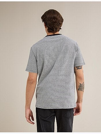 Camiseta jersey de rayas, MO Fashion