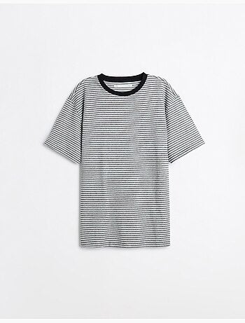 Camiseta jersey de rayas, MO Fashion