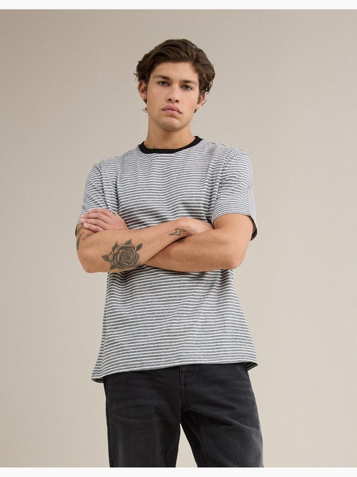 Camiseta jersey de rayas, MO Fashion - Kiabi