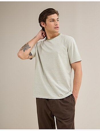 Camiseta jersey de rayas, MO Fashion