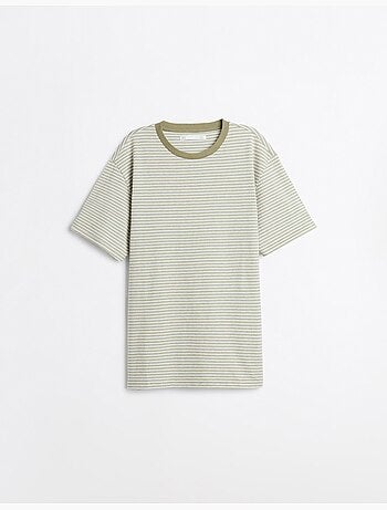 Camiseta jersey de rayas, MO Fashion