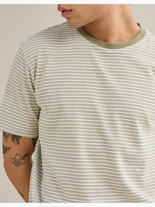 Camiseta jersey de rayas, MO Fashion - Kiabi
