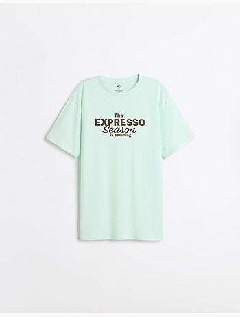 Camiseta jersey estampada, MO Fashion