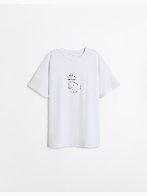 Camiseta jersey estampada, MO Fashion - Kiabi