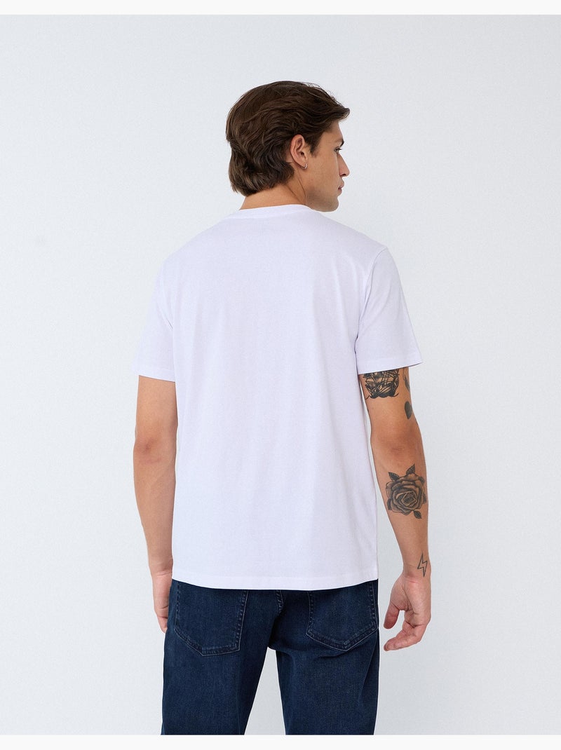 Camiseta jersey estampada, mo fashion Blanco - Kiabi