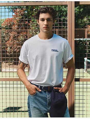 Camiseta jersey estampada, MO Fashion