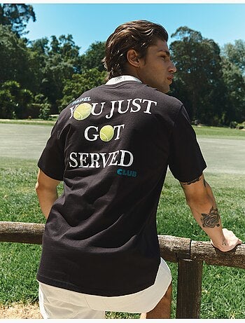Camiseta jersey estampada, MO Fashion