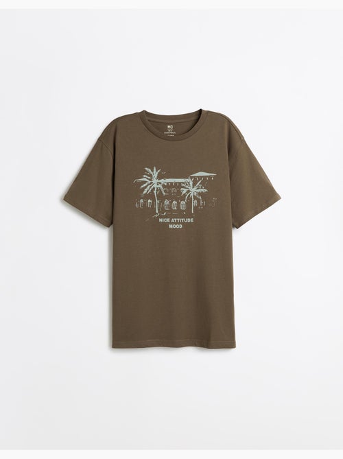 Camiseta jersey estampada, MO Fashion - Kiabi