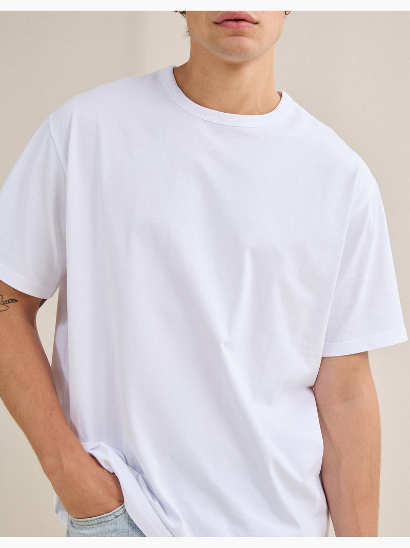 Camiseta jersey, MO Fashion Blanco - Kiabi