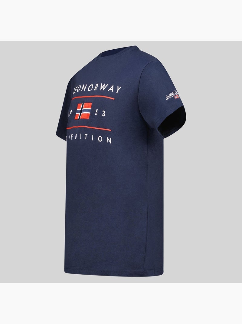 Camiseta jezolo – geographical norway Azul marino - Kiabi