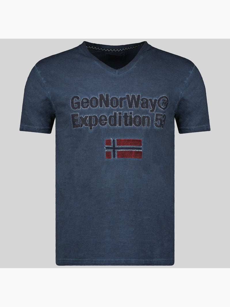 Camiseta jimdo – geographical norway Azul marino - Kiabi