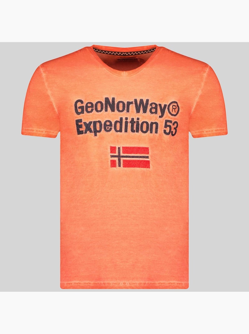 Camiseta jimdo – geographical norway Coral - Kiabi