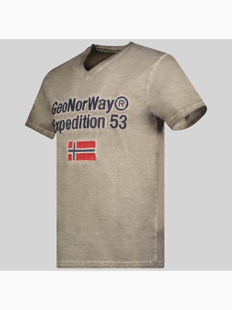Camiseta jimdo – geographical norway Gris claro - Kiabi