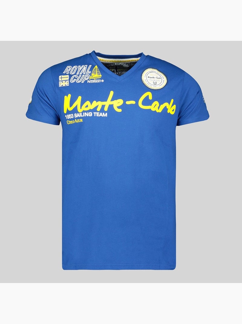 Camiseta jocean – geographical norway Azul real - Kiabi