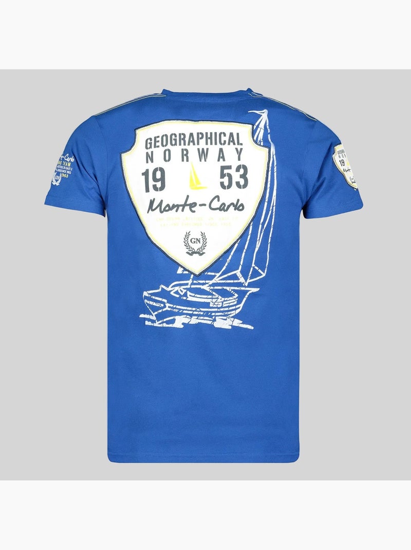 Camiseta jocean – geographical norway Azul real - Kiabi