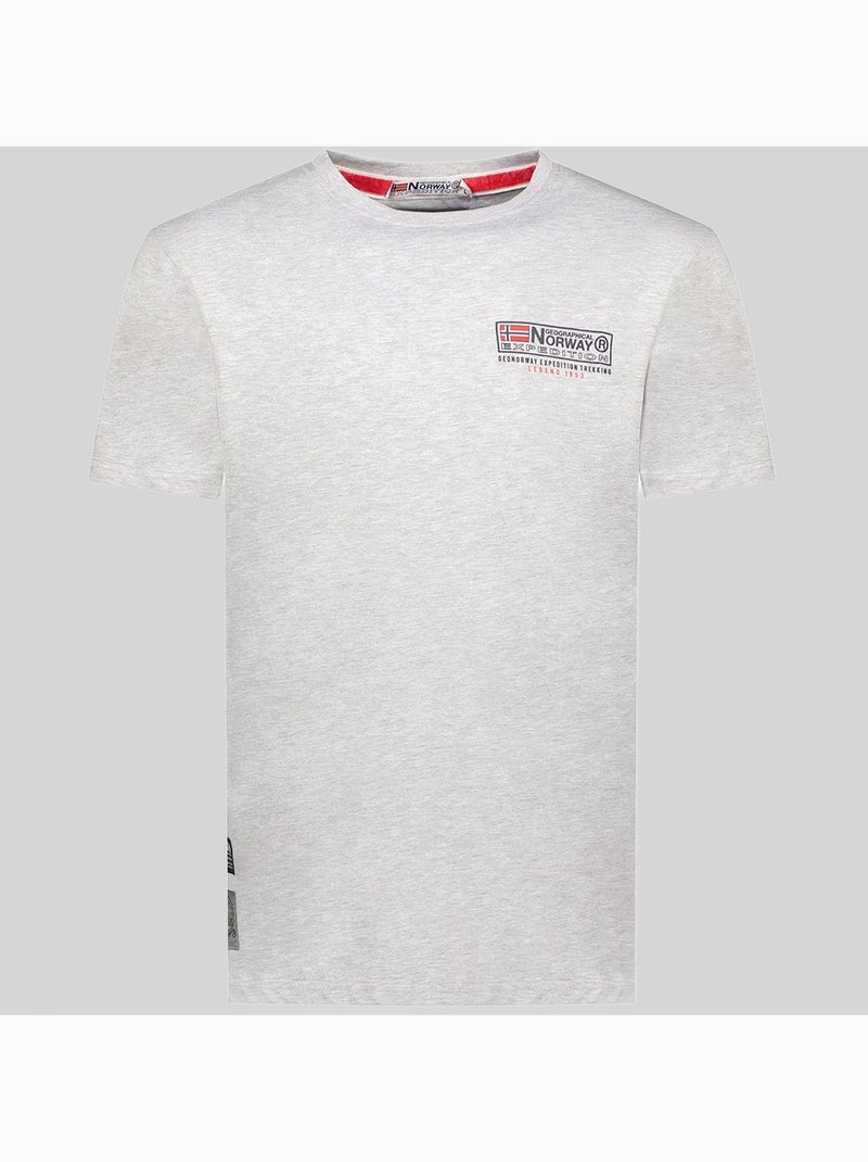 Camiseta joffroy – geographical norway Gris claro - Kiabi