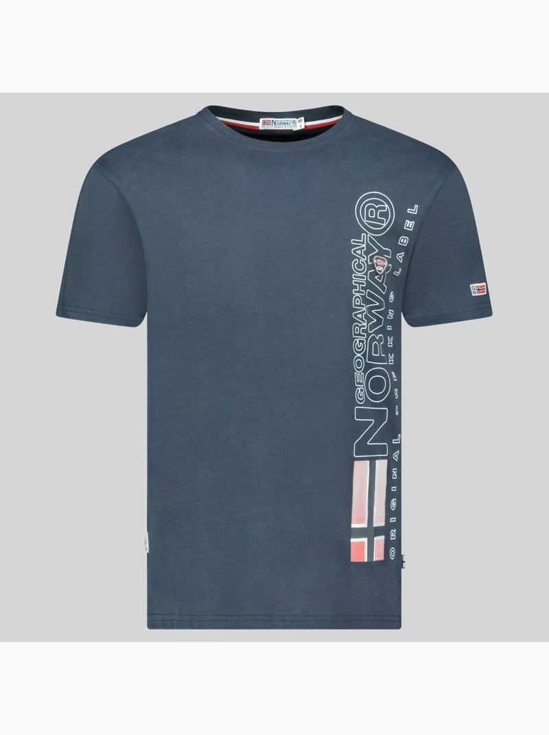 Camiseta jogo – geographical norway Azul marino - Kiabi