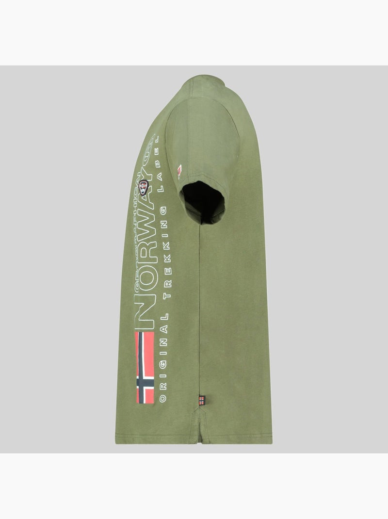 Camiseta jogo – geographical norway Caqui - Kiabi