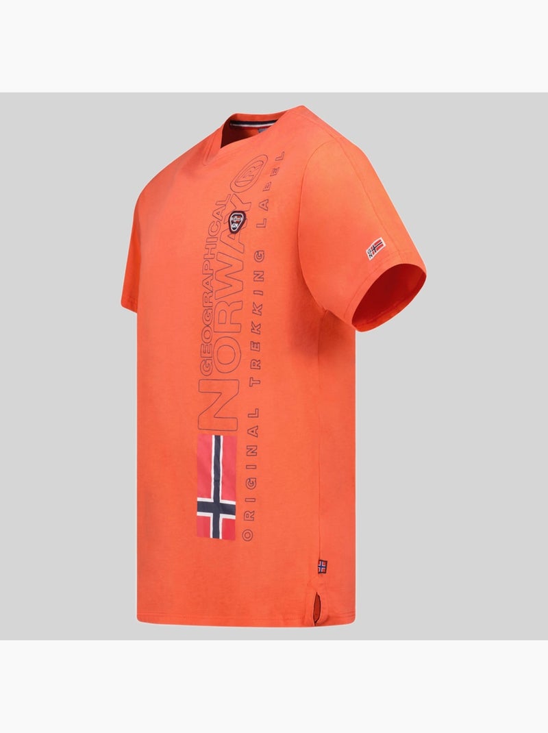 Camiseta jogo – geographical norway Coral - Kiabi