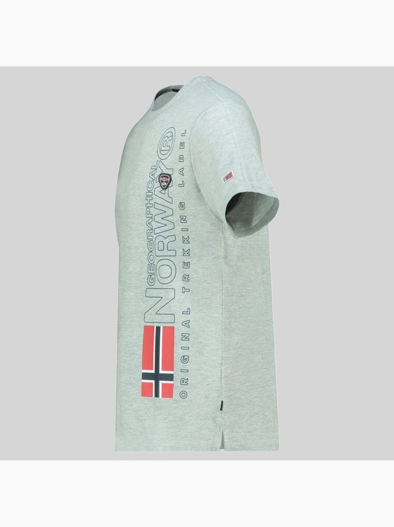 Camiseta jogo – geographical norway Gris claro - Kiabi