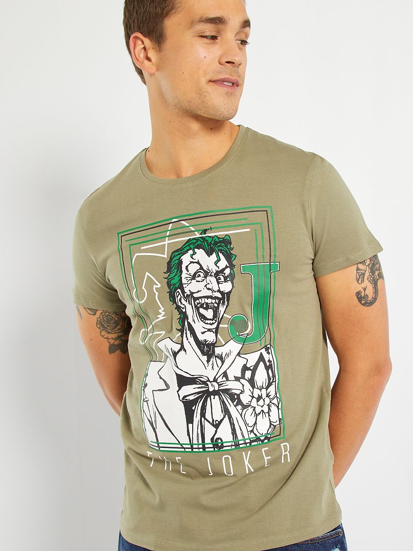 Camiseta 'Joker' de 'Batman' KAKI - Kiabi