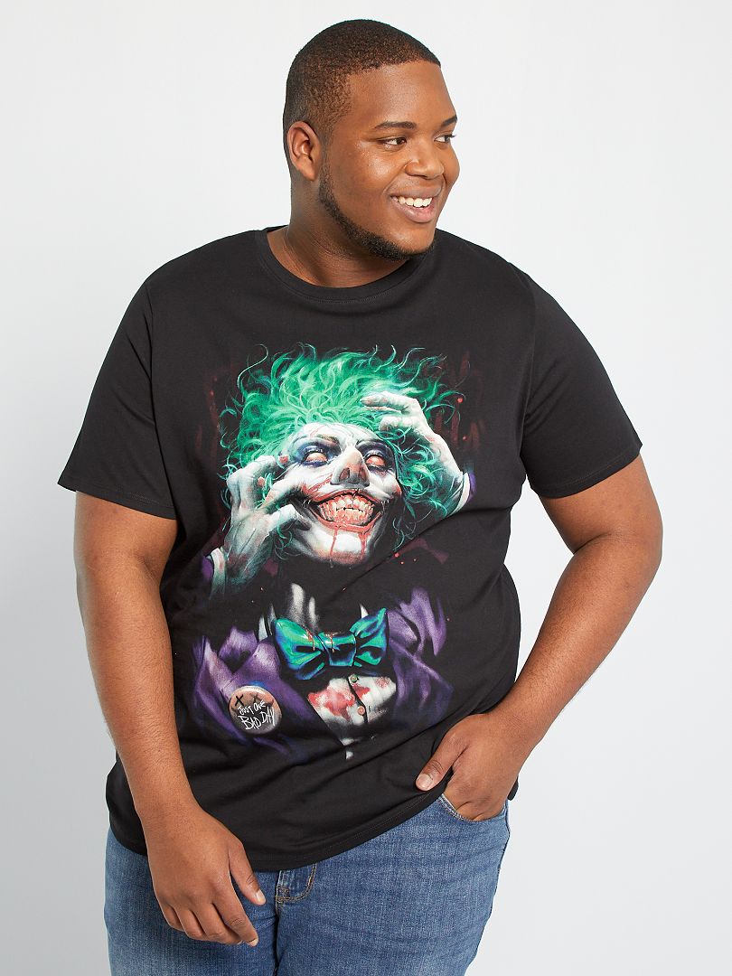 Camiseta 'Joker' negro - Kiabi