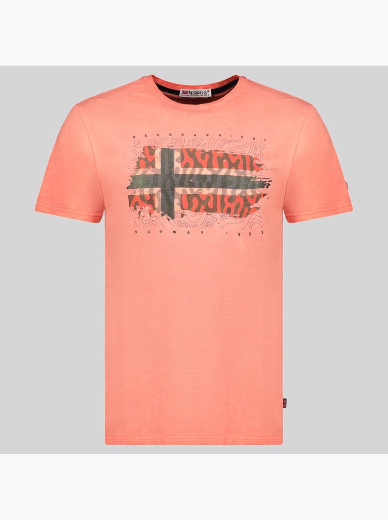 Camiseta jopograph – geographical norway Coral - Kiabi