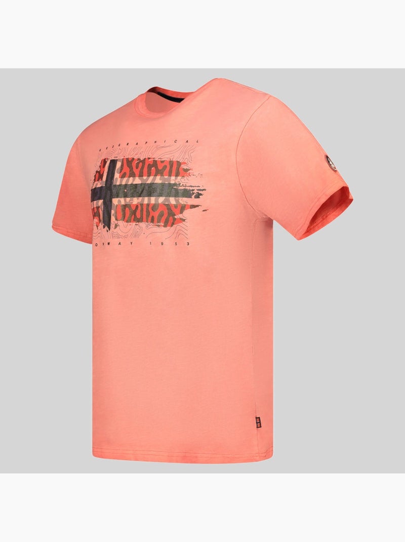 Camiseta jopograph – geographical norway Coral - Kiabi
