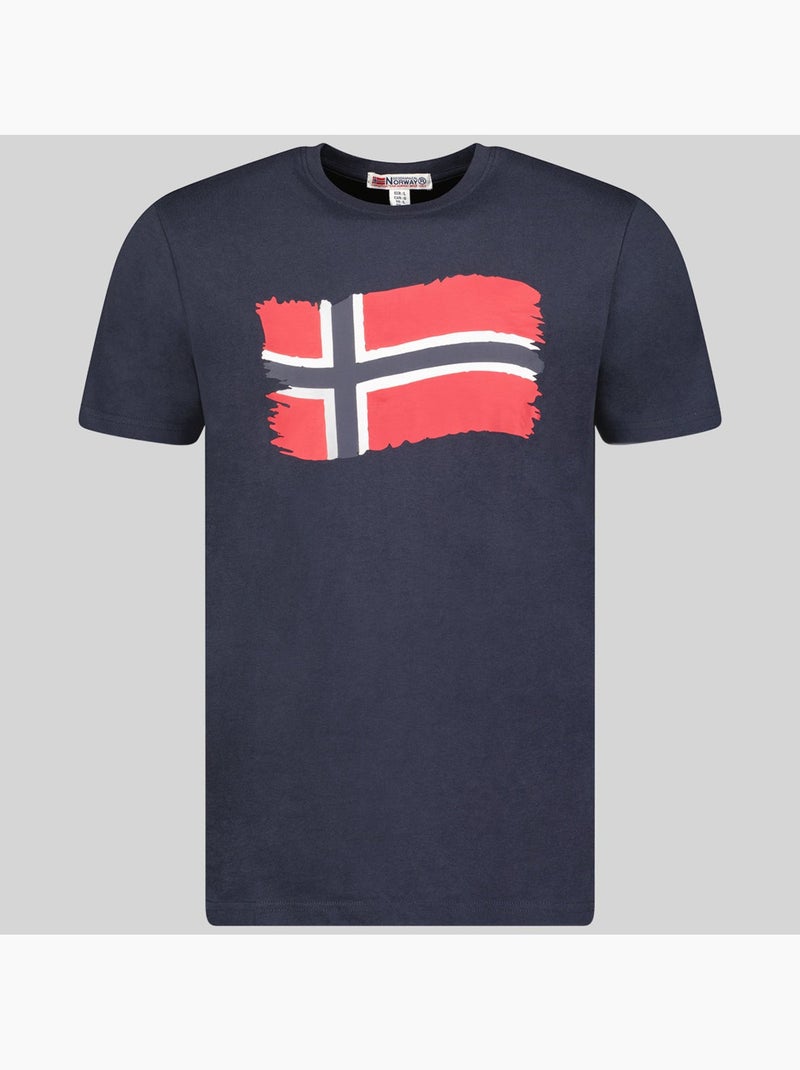 Camiseta jorent – geographical norway Azul marino - Kiabi