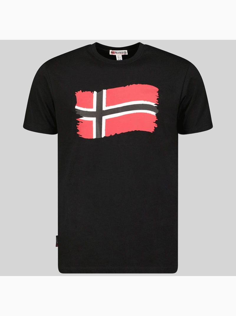 Camiseta jorent – geographical norway Negro - Kiabi