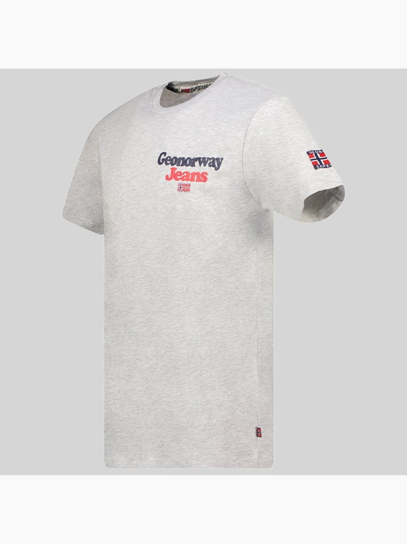 Camiseta joupper – geographical norway Gris claro - Kiabi