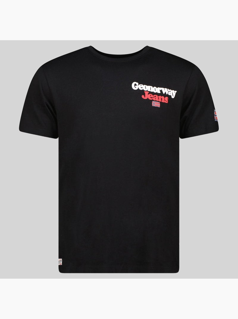 Camiseta joupper – geographical norway Negro - Kiabi