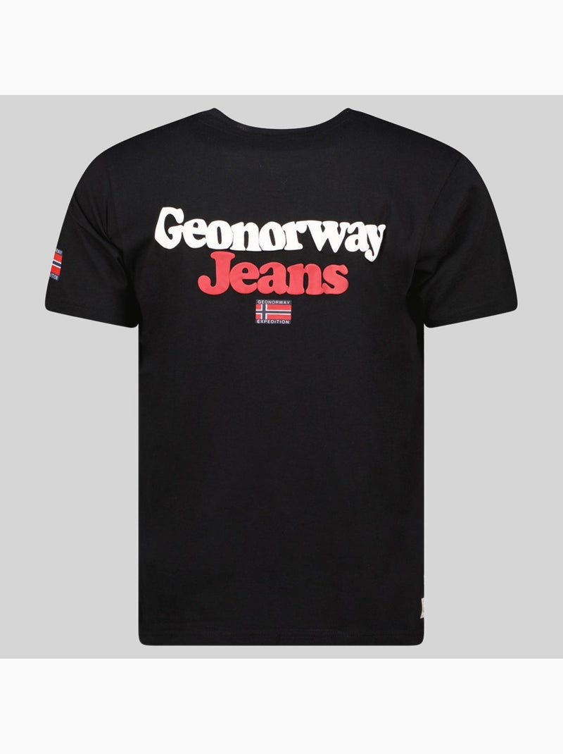 Camiseta joupper – geographical norway Negro - Kiabi