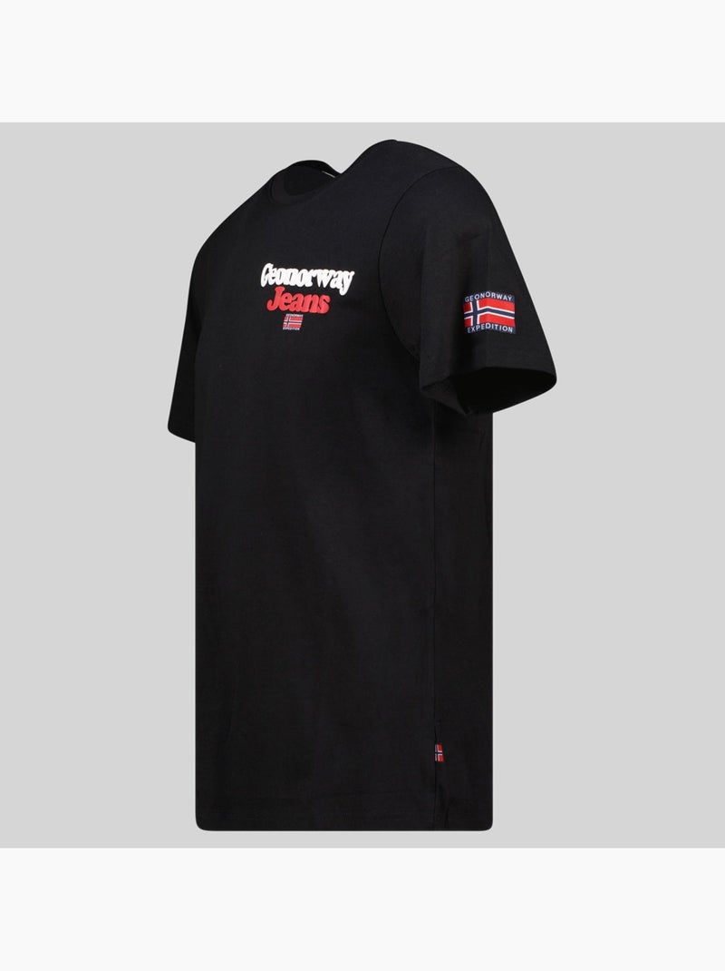 Camiseta joupper – geographical norway Negro - Kiabi