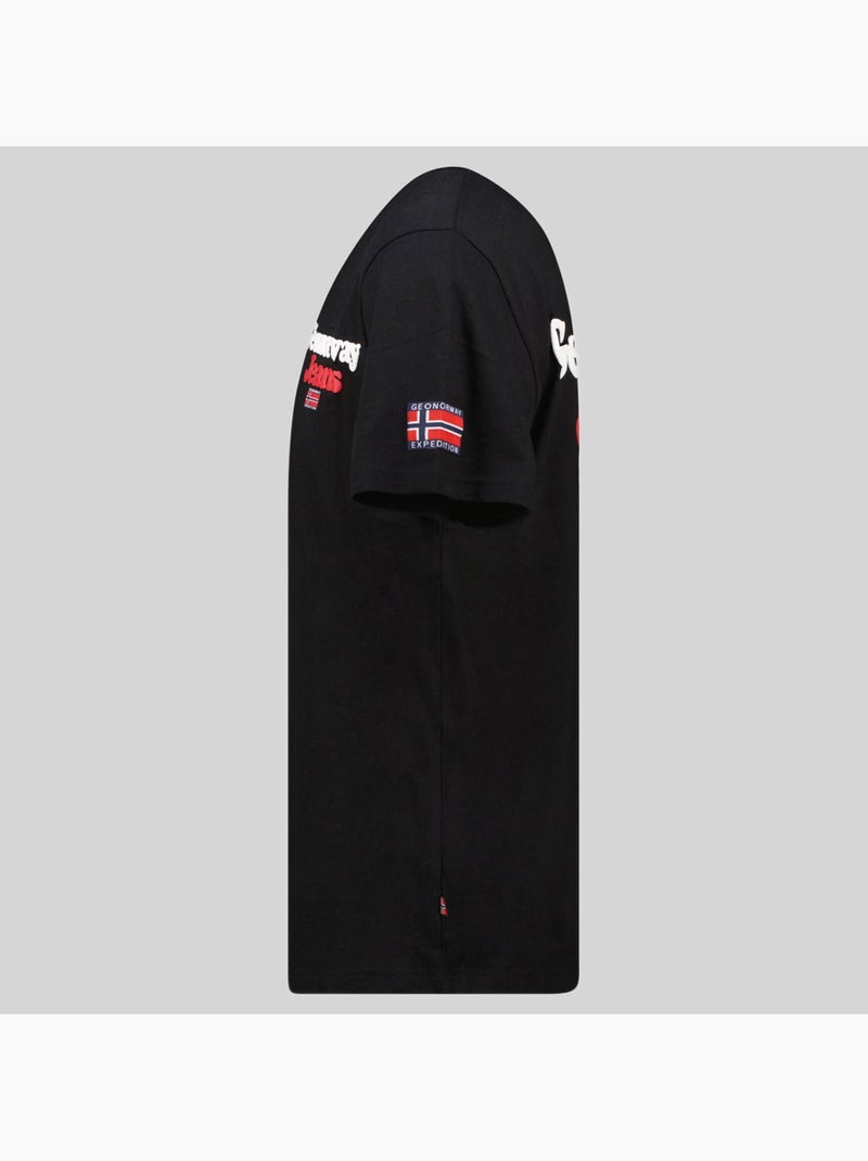 Camiseta joupper – geographical norway Negro - Kiabi