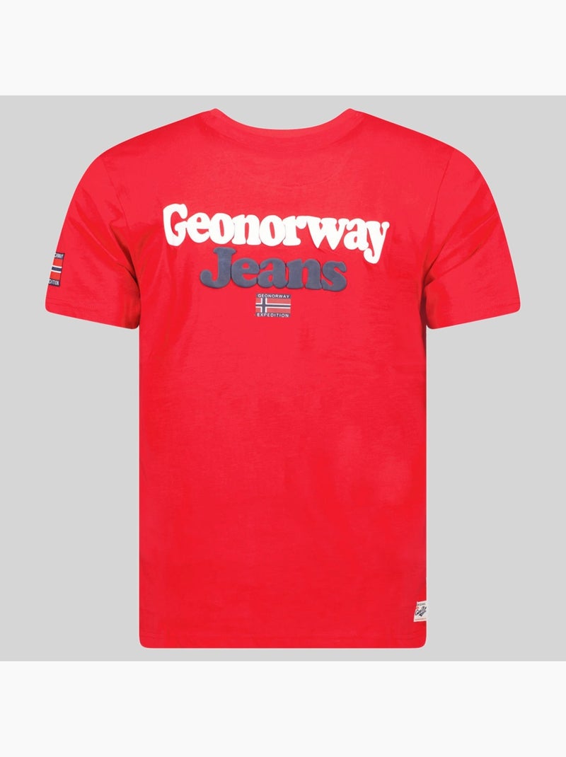 Camiseta joupper – geographical norway Rojo - Kiabi