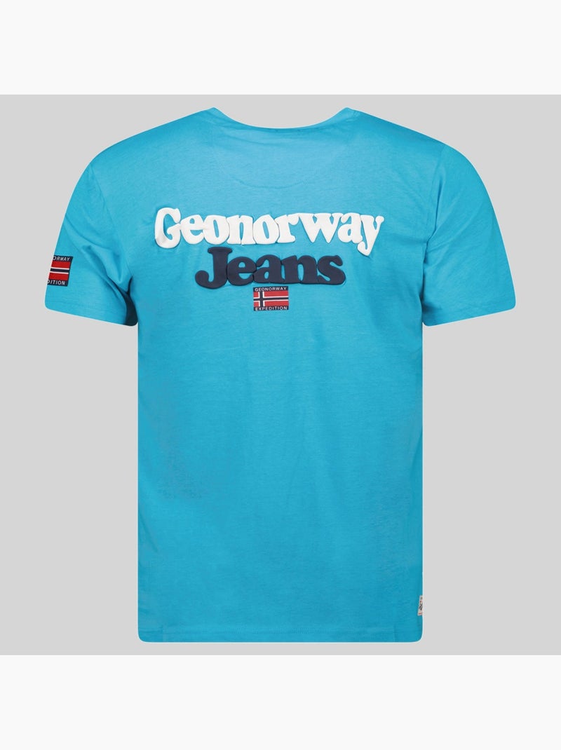 Camiseta joupper – geographical norway Turquesa - Kiabi