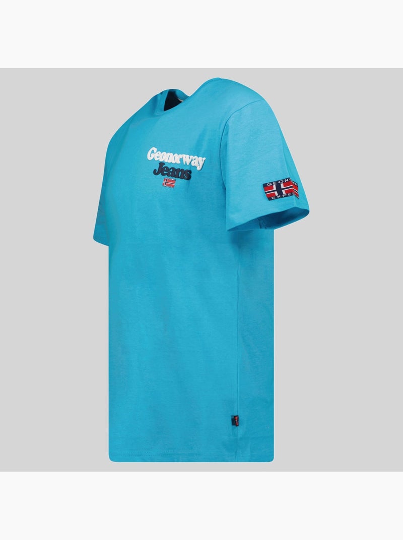 Camiseta joupper – geographical norway Turquesa - Kiabi