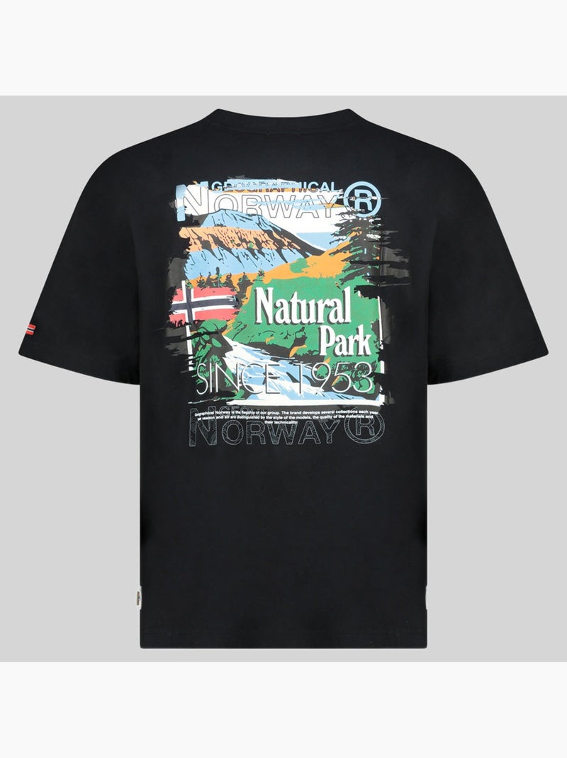 Camiseta jpark – geographical norway Negro - Kiabi