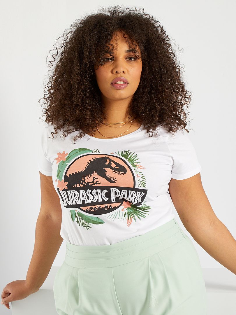 Camiseta 'Jurassic Park' blanco - Kiabi