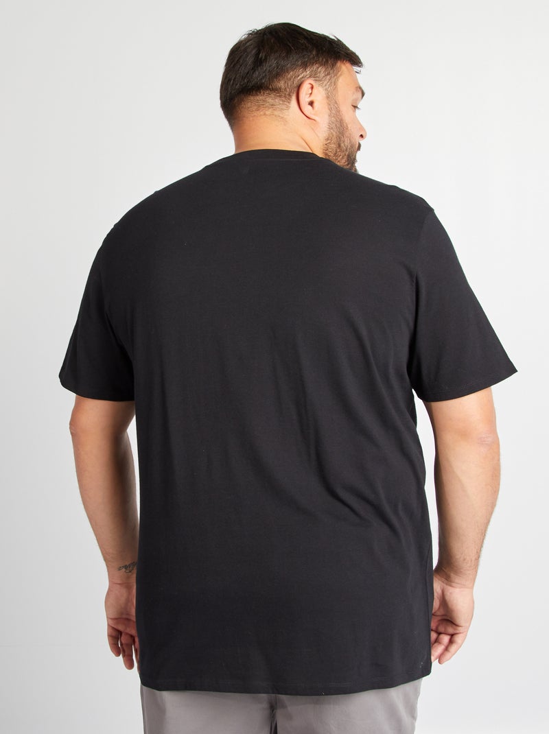 Camiseta 'Jurassic Park' estampado pixel art NEGRO - Kiabi