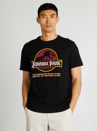 Camiseta 'Jurassic Park' 'Pixel art'