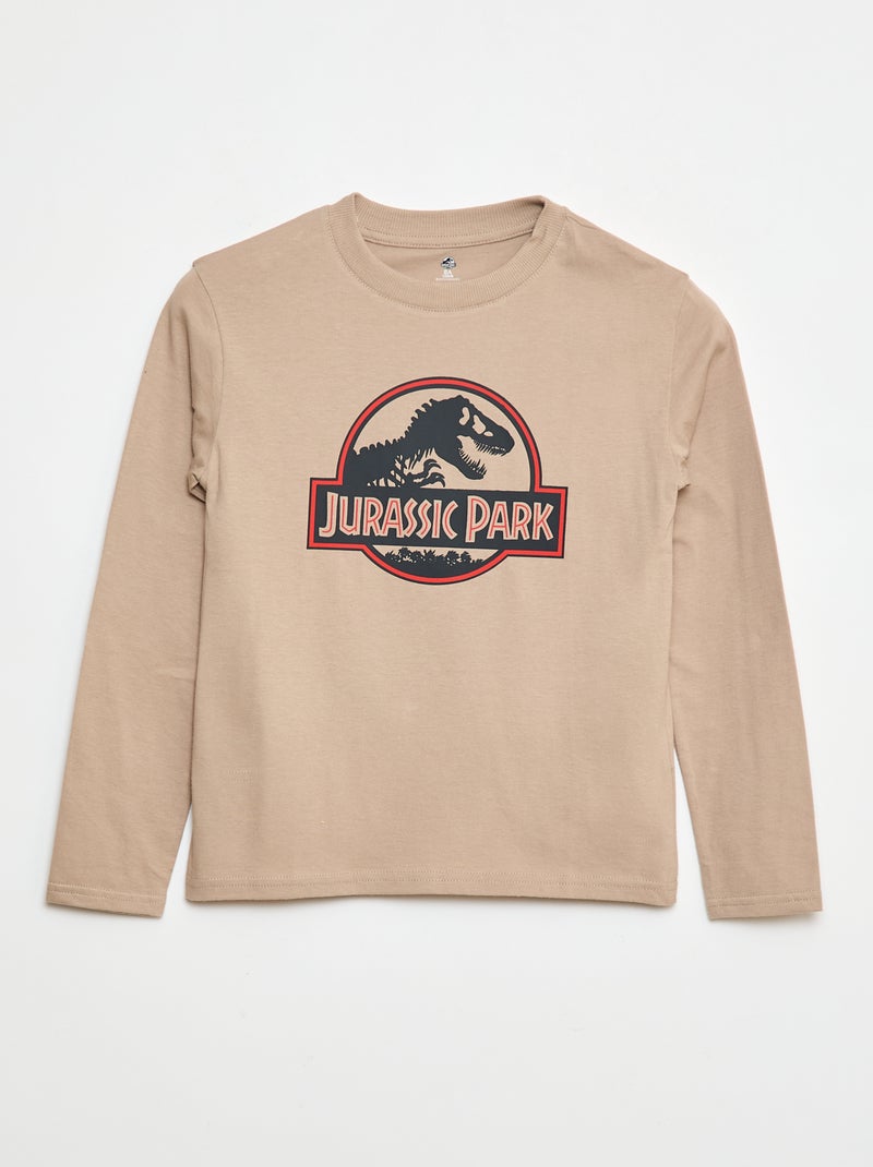 Camiseta 'Jurassic Park' 'Universal' Beige - Kiabi